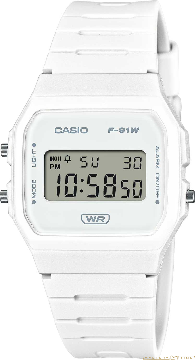 Часы японские наручные женские кварцевые на ремне Casio F-91WB-7A